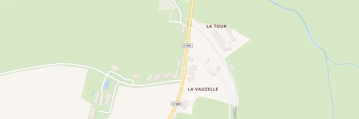 Plan du 5222 La Vauzelle à Thevet-Saint-Julien