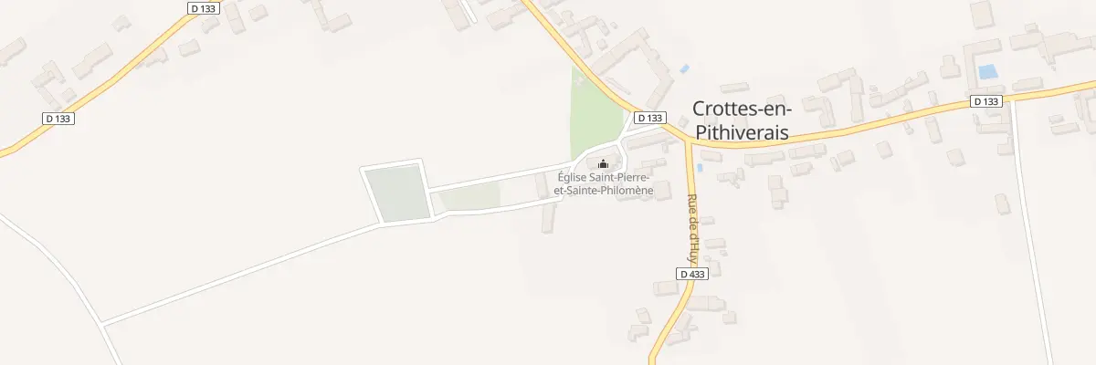 Plan du 9 Rue de l’Eglise à Crottes-en-Pithiverais