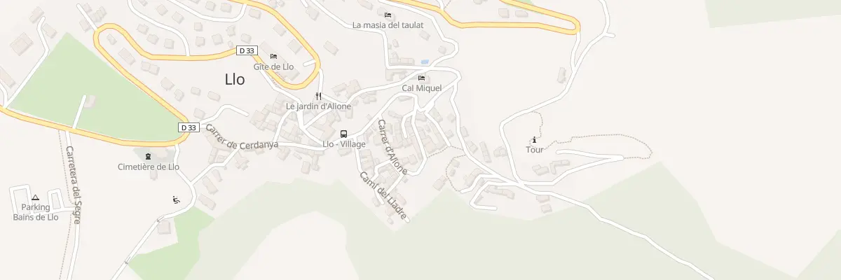 Plan du 7 Cae de Montcalm à Llo