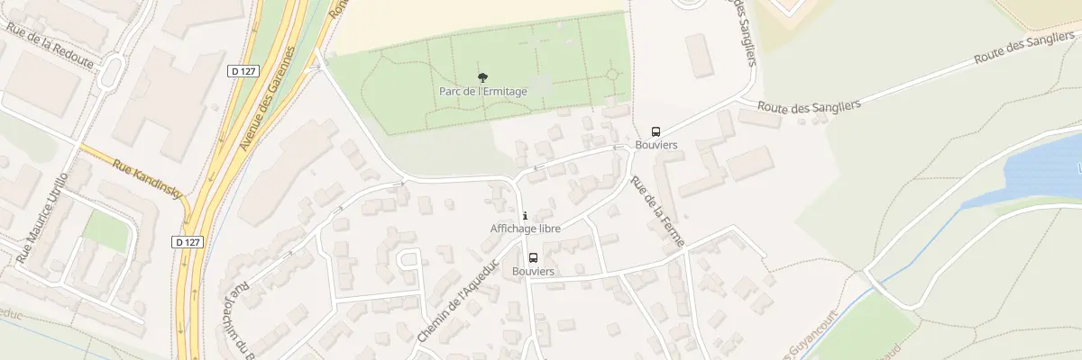 Plan du 6 Rue des Sangliers à Guyancourt