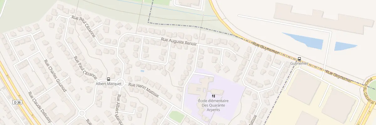Plan du 36 Rue Renoir à Voisins-le-Bretonneux