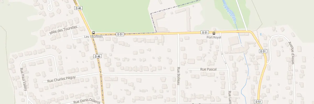 Plan du 95B Rue de Port Royal à Saint-Rémy-lès-Chevreuse