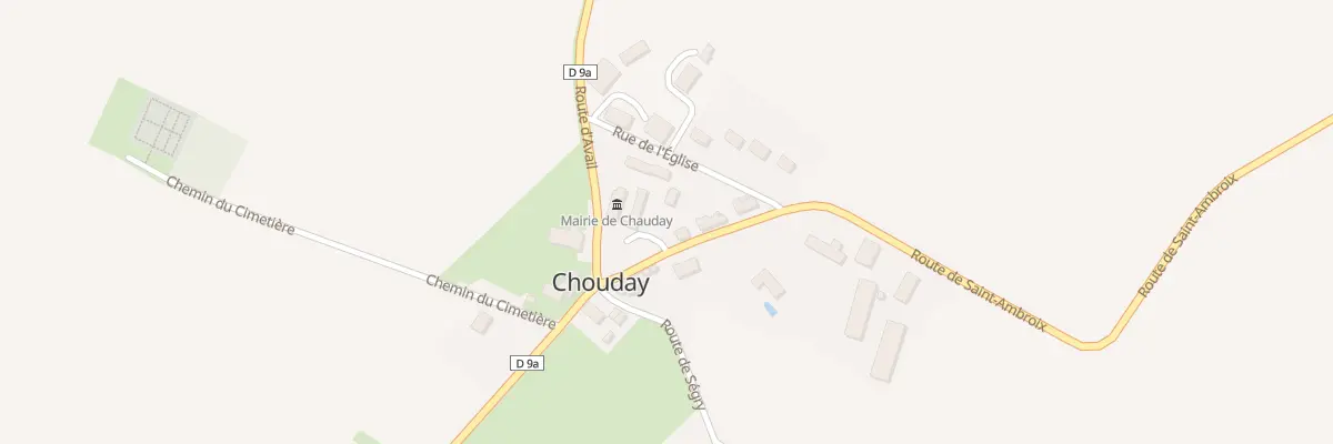 Plan du 2 Rue de l’Église à Chouday