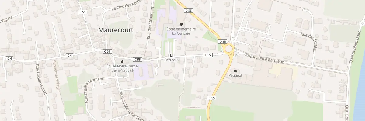 Plan du 8 Rue Maurice Berteaux à Maurecourt