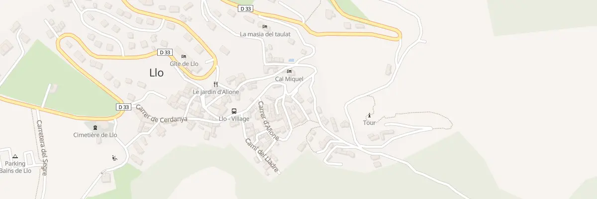 Plan du 65 Le Village à Llo
