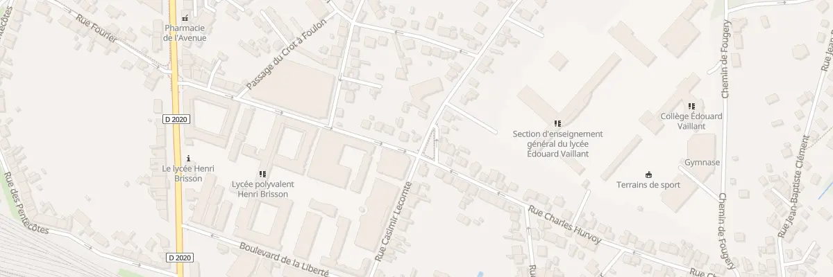 Plan du 65 Rue Charles Hurvoy à Vierzon