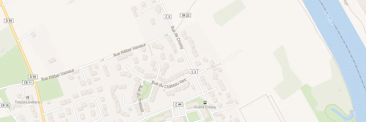 Plan du 41 Rue de Choisy à Maurecourt