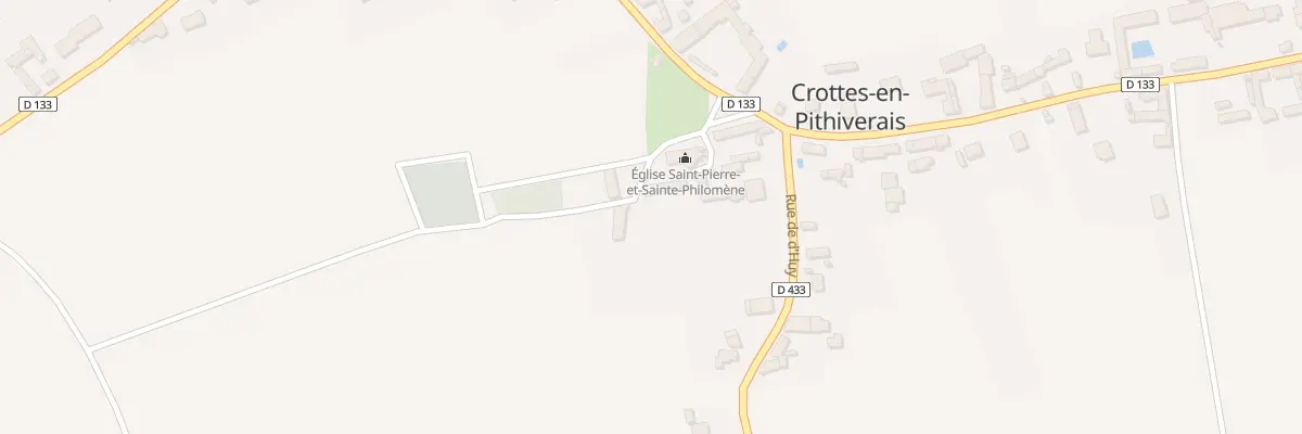 Plan du 8 Rue de l’Eglise à Crottes-en-Pithiverais