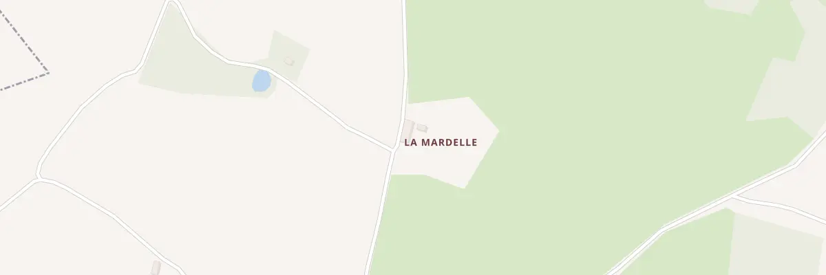 Plan du 1 La Mardelle à Vigeville