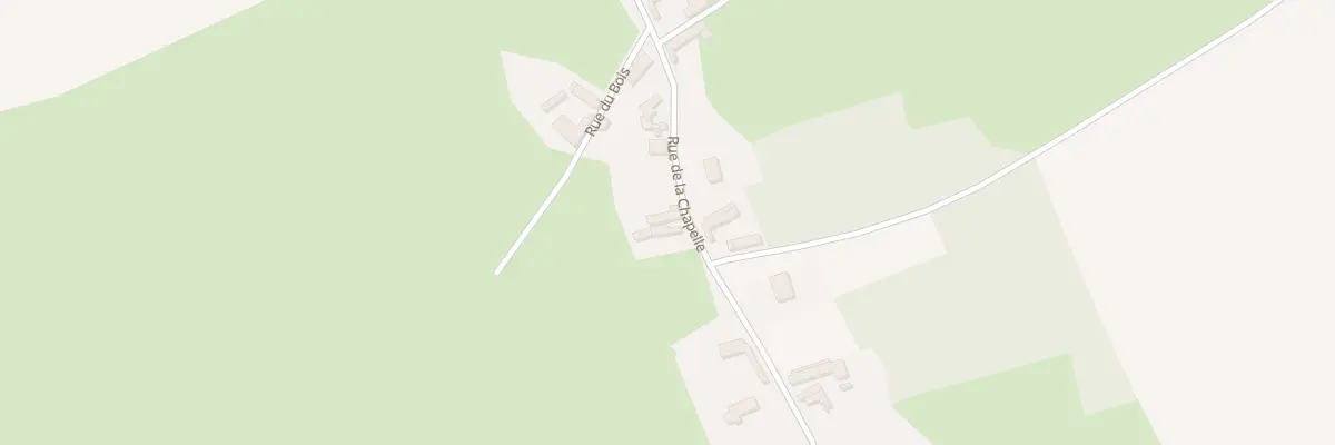 Plan du 12 Rue de la Chapelle à Verchocq