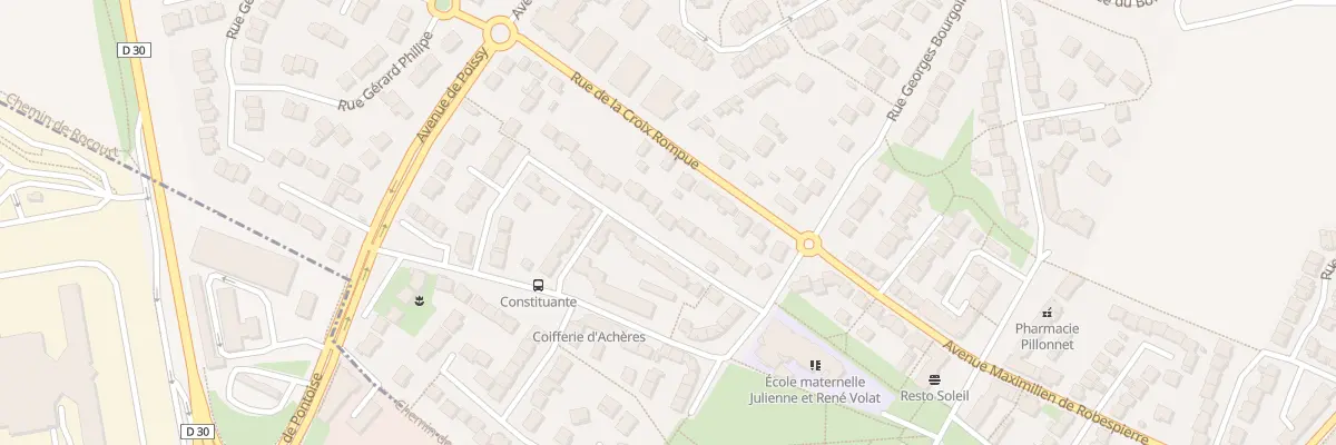 Plan du 23 Rue des Etats Généraux à Achères