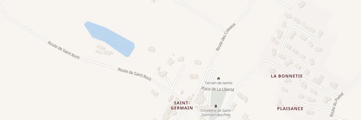 Plan du 64 Imp La Godinière à Saint-Germain-des-Prés
