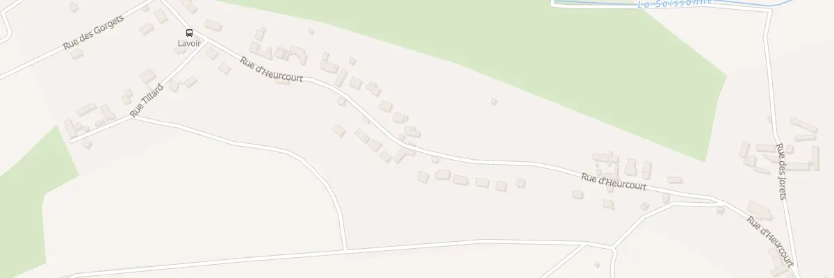 Plan du 50 Rue d’Heurcourt à Berville