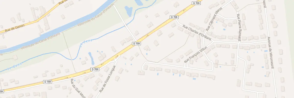Plan du 966 Rue de Donnery à Mardié