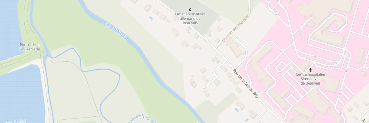 Plan du 105B Rue de la Mie au Roy à Beauvais