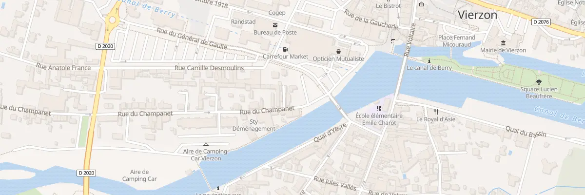 Plan du 4 Rue du Champanet à Vierzon