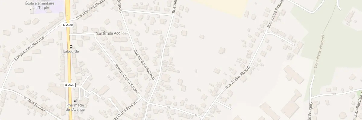 Plan du 34 Rue Henri Barbusse à Vierzon