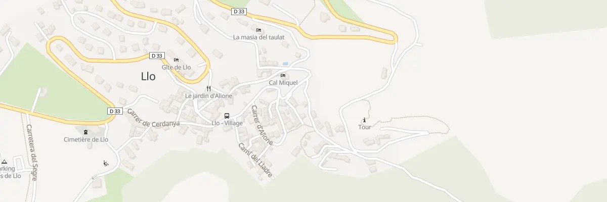 Plan du 83 Le Village à Llo
