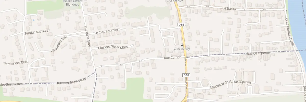 Plan du 10 Rue Carnot à Maurecourt