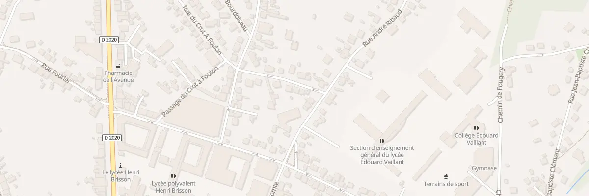 Plan du 3 Rue du Crot à Foulon à Vierzon
