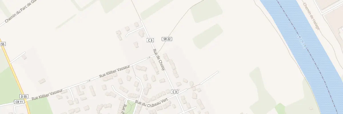 Plan du 90 Rue de Choisy à Maurecourt
