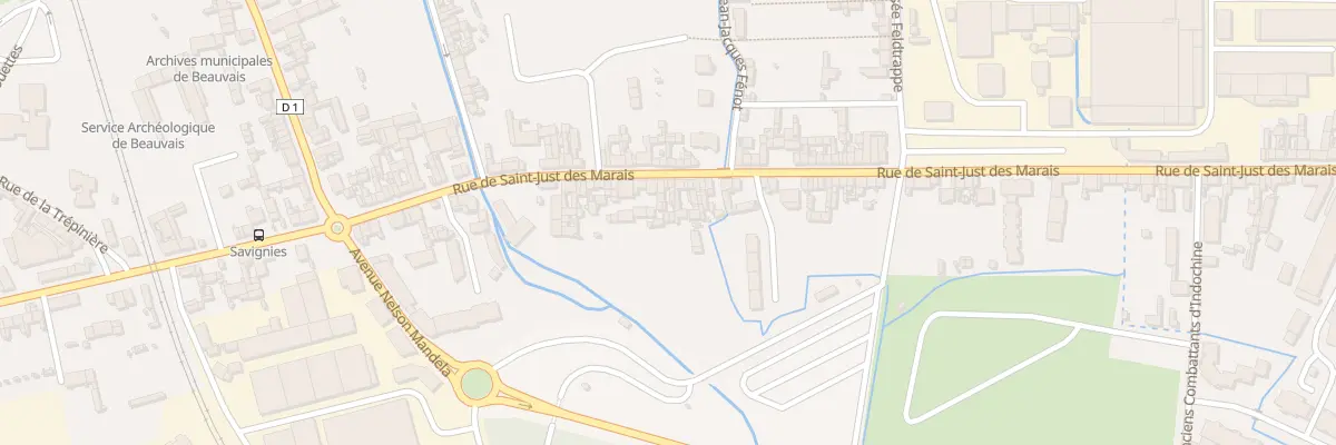 Plan du 125 Rue de Saint-Just des Marais à Beauvais