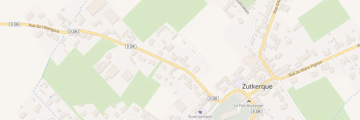 Plan du 138 Rue de Listergaux à Zutkerque