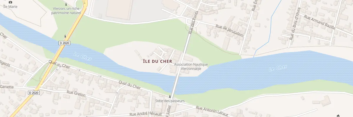 Plan du 79 Rue des Ponts à Vierzon