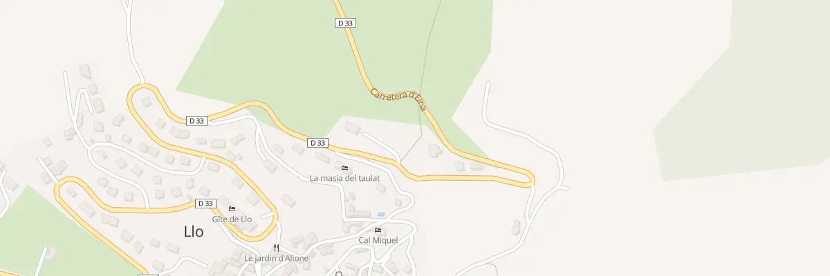 Plan du 130 Le Village à Llo