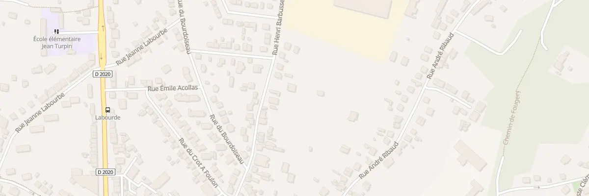 Plan du 42 Rue Henri Barbusse à Vierzon