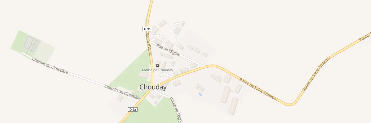Plan du 5 Rte de Saint-Ambroix à Chouday