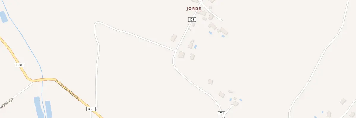 Plan du 48 Rte d’Albi à Rouffiac
