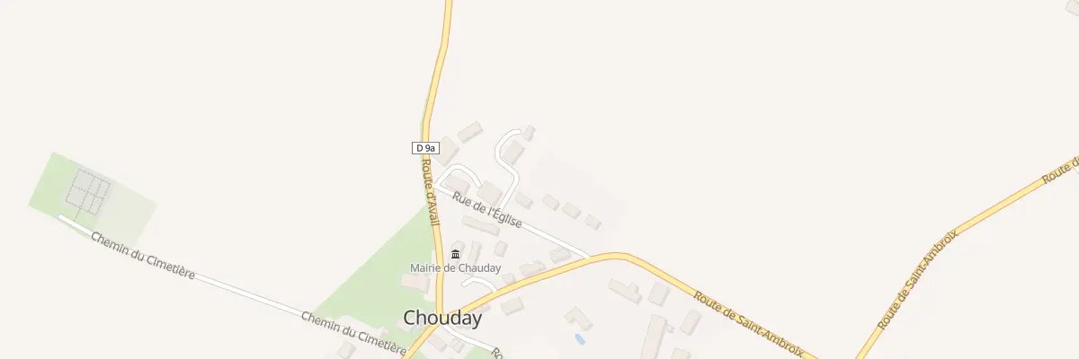 Plan du 3 Rue de l’Église à Chouday