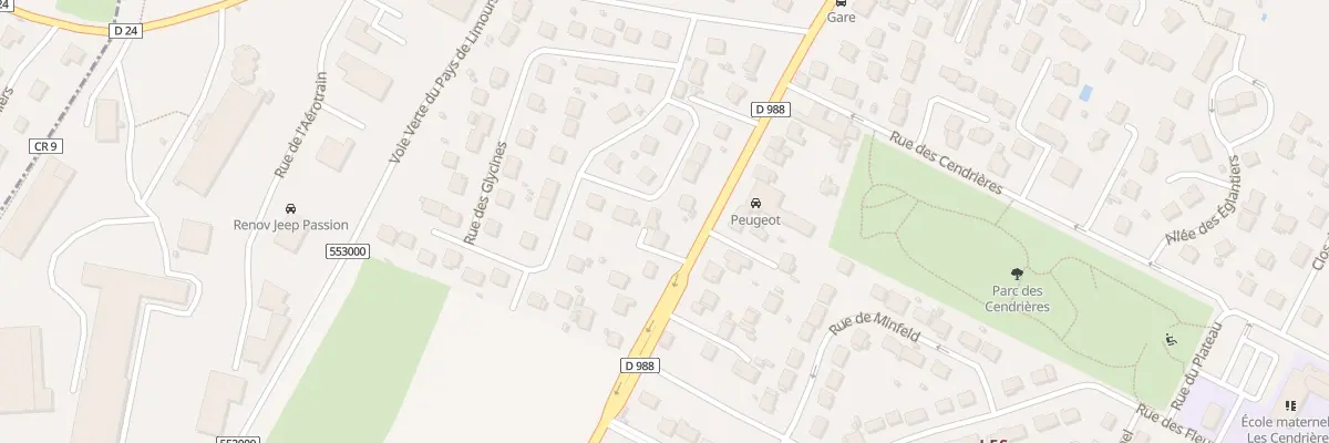 Plan du 13 Rue des Charmes à Limours