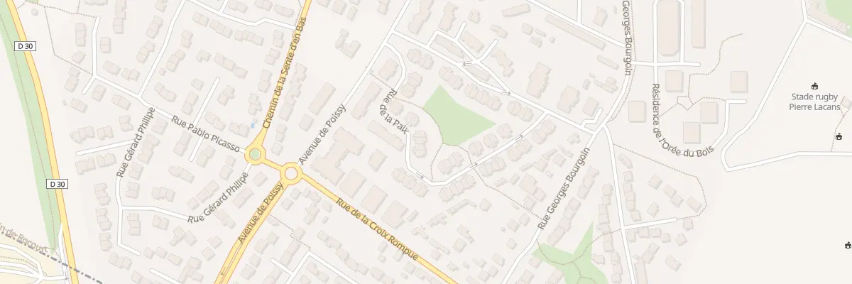 Plan du 20 Rue de la Paix à Achères