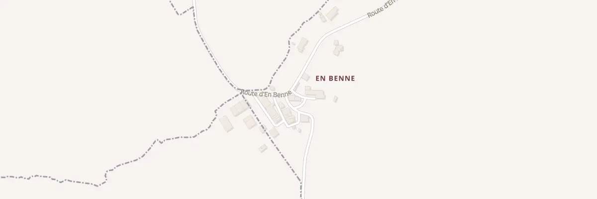 Plan du 5039 En Benne à Lagardiolle