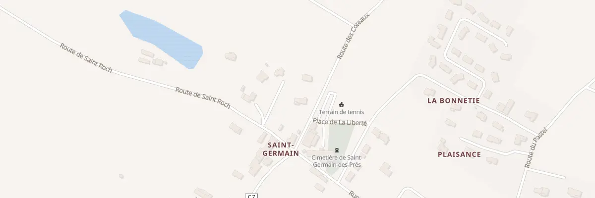 Plan du 5364 Saint Germain à Saint-Germain-des-Prés