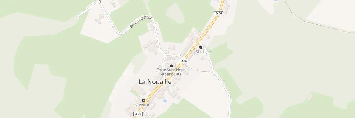 Plan du 5021 Le Bourg à La Nouaille