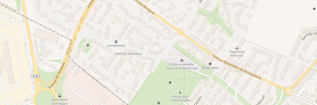 Plan du 108 Rue Georges Bourgoin à Achères