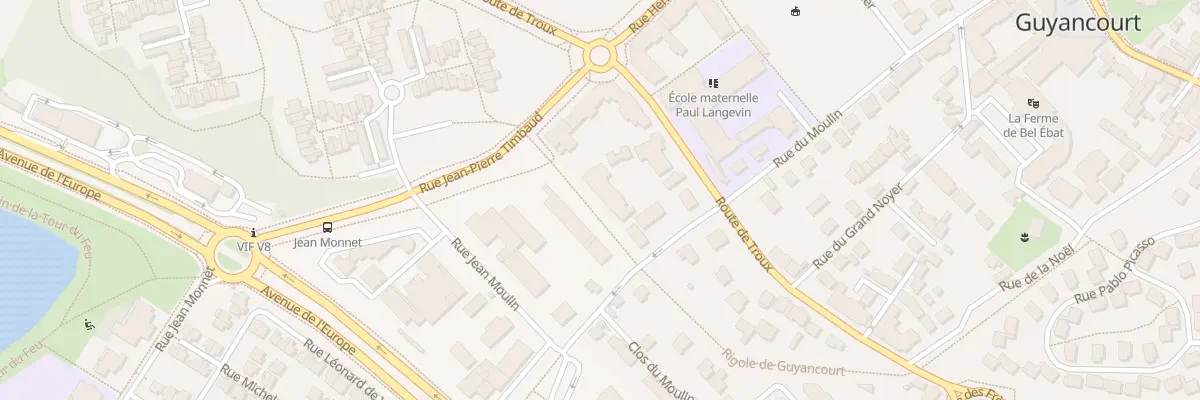 Plan du 17 Rte de Troux à Guyancourt
