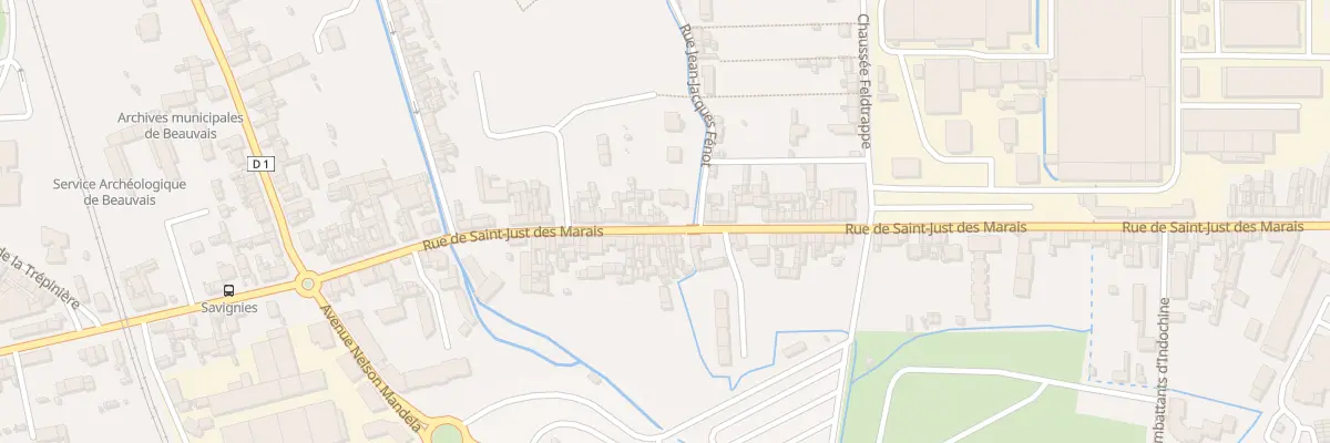 Plan du 160 Rue de Saint-Just des Marais à Beauvais