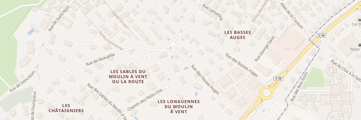 Plan du 1 Rue du Moulin à Vent à Saint-Germain-en-Laye