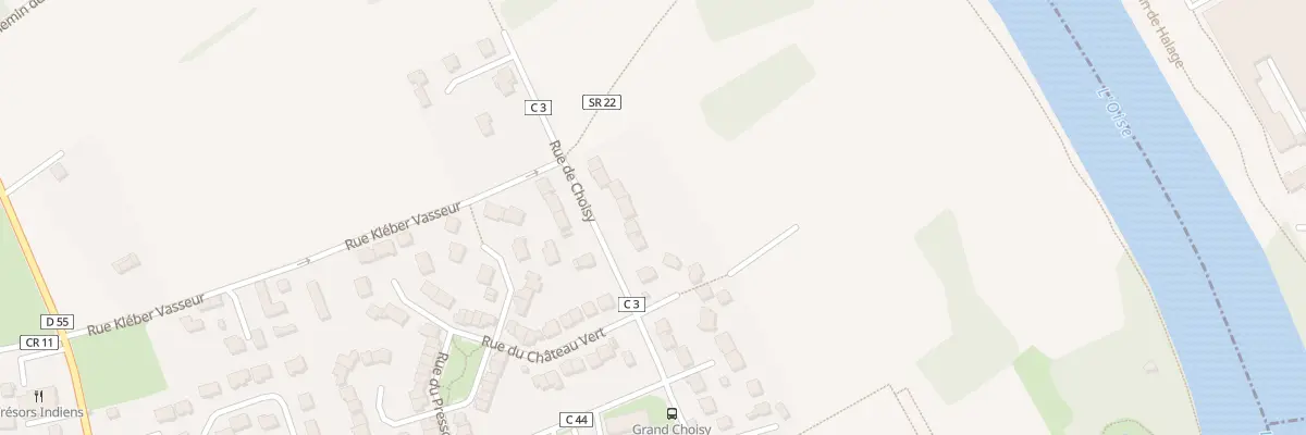 Plan du 84 Rue de Choisy à Maurecourt