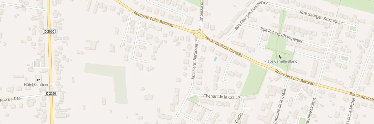 Plan du 79A Rue Henri Barbusse à Vierzon