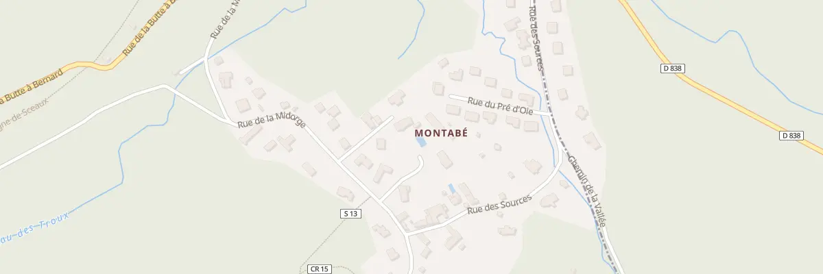 Plan du 6A Rue de la Midorge à Boullay-les-Troux