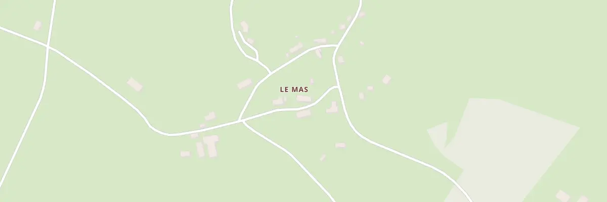 Plan du 13 Le Mas à Bassignac-le-Haut