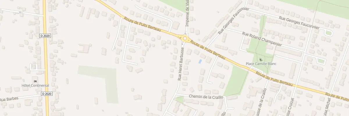 Plan du 81 Rue Henri Barbusse à Vierzon