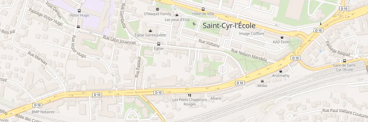 Plan du 21 Rue Gambetta à Saint-Cyr-l’École