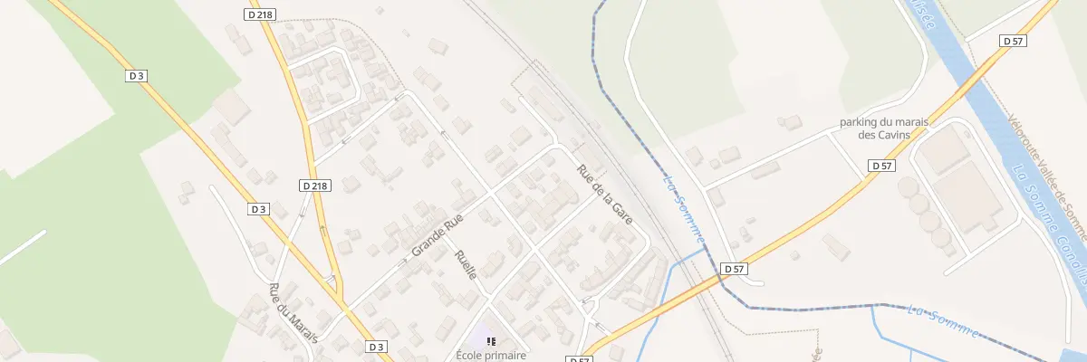 Plan du 24 Gr La Grande Rue à Hangest-sur-Somme