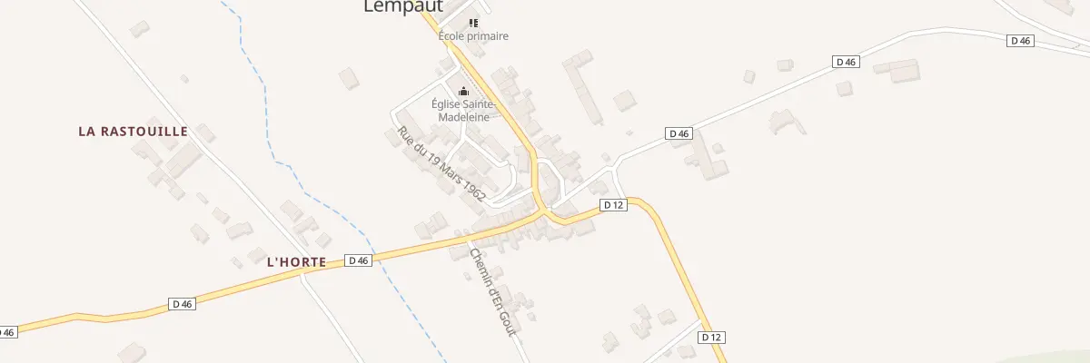 Plan du 23 Av de la Montagne Noire à Lempaut